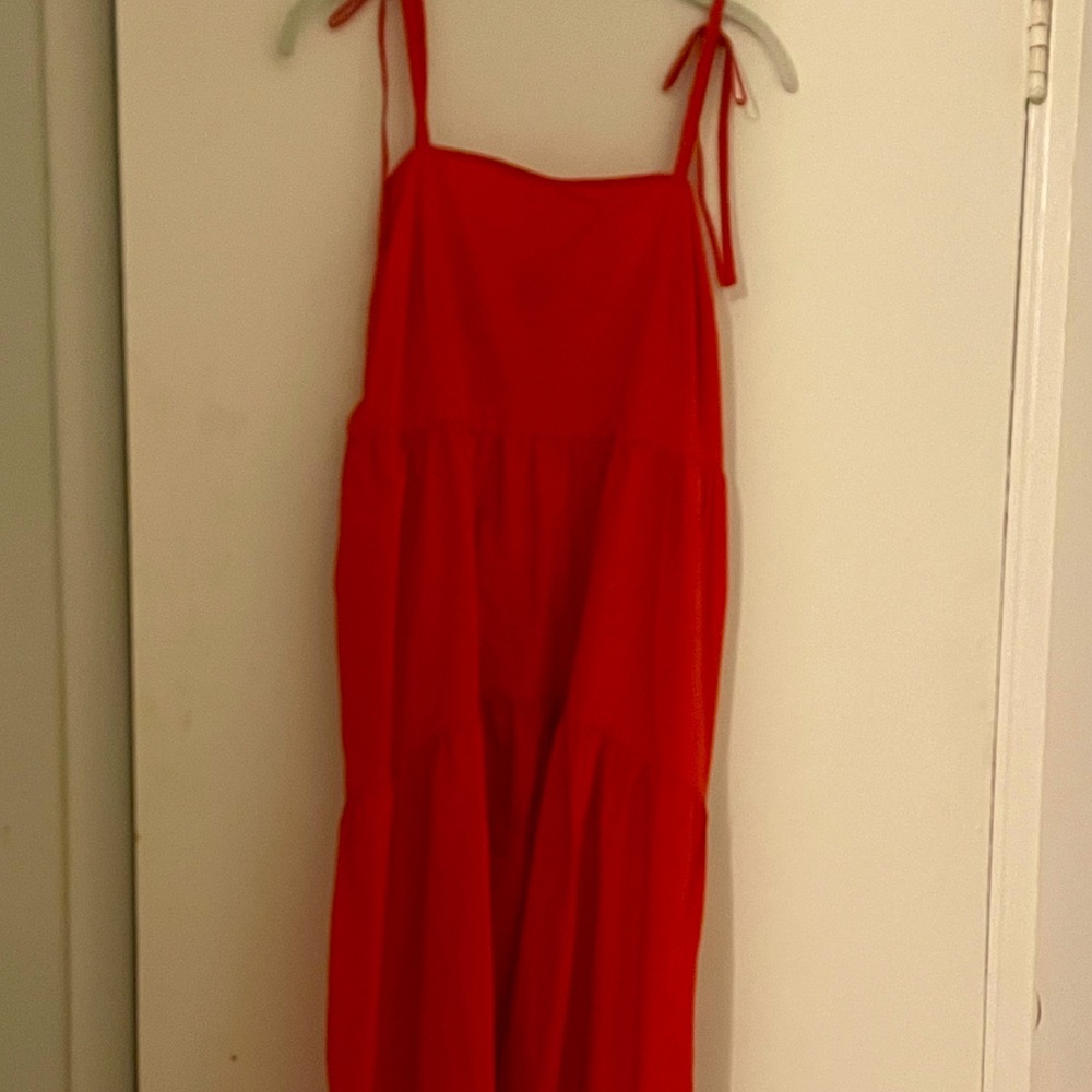 Red Midi Dress